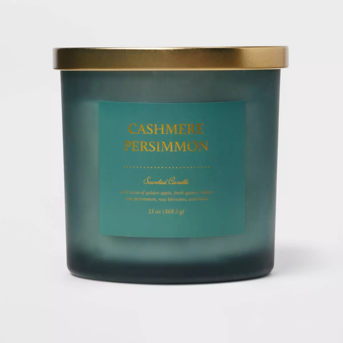 Colored Glass Candle Cashmere Persimmon Green - Threshold™ | Target