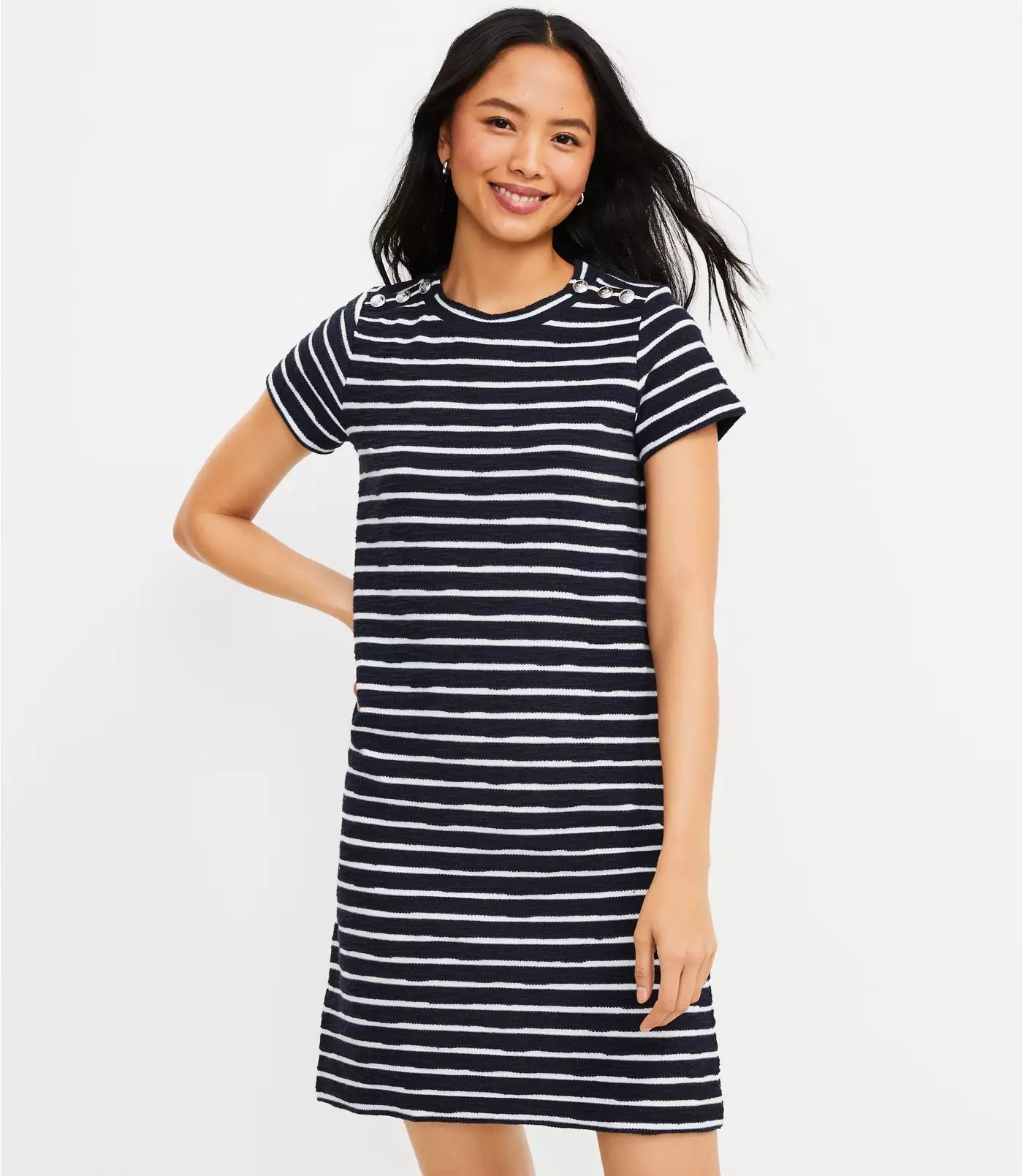 Striped Sailor Tee Dress | LOFT | LOFT