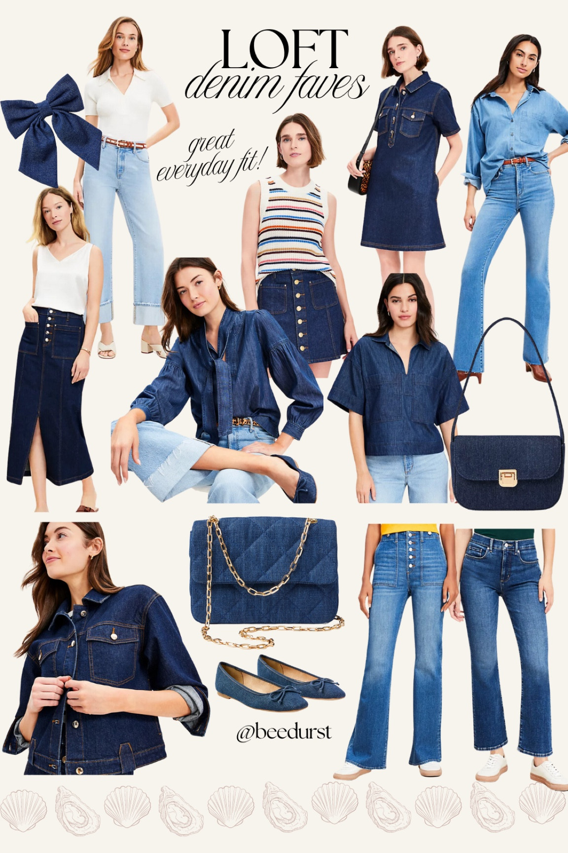 Loft denim faves for fall, back to school denim outfits, denim outfit ideas for fall, loft denim outfit ideas for the office, back to school outfit ideas, teachers outfit ideas 

#LTKOver40 #LTKBacktoSchool #LTKU