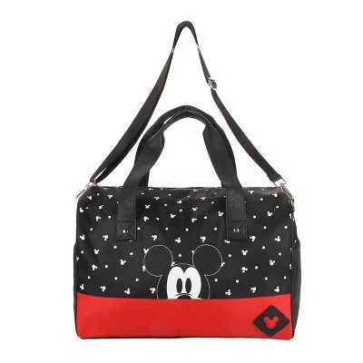 Disney Mickey Mouse Peek-A-Boo Black 20" Duffel Bag | Target