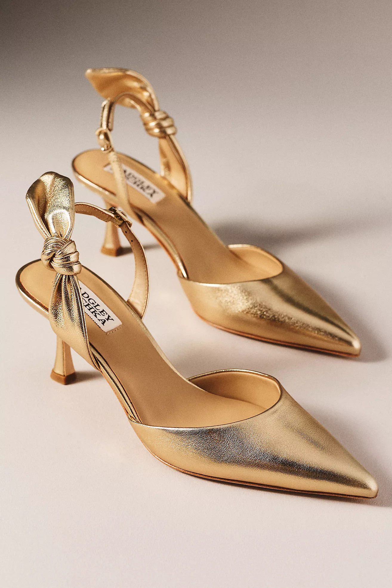 Yuan Bow Slingback Pumps | Anthropologie (US)