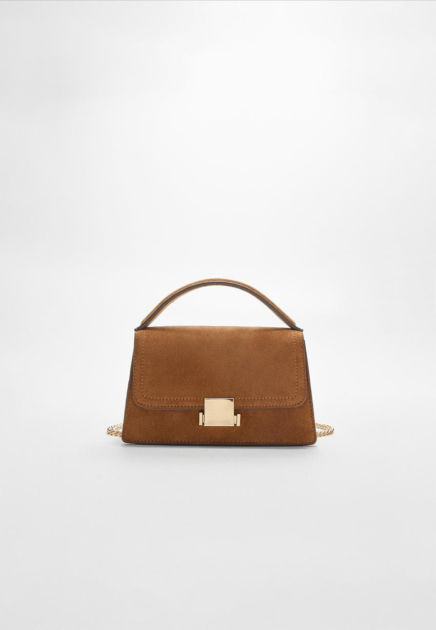 Double handle crossbody bag - Women's Bags | Stradivarius United Kingdom | Stradivarius (UK)