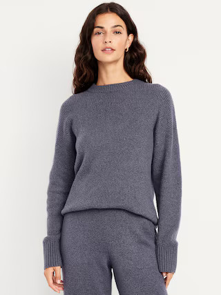SoSoft Crew-Neck Tunic Sweater | Old Navy (US)