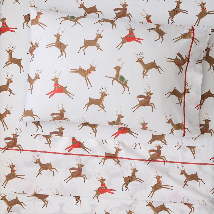 Reindeer Friends Sheet Set | West Elm (US)