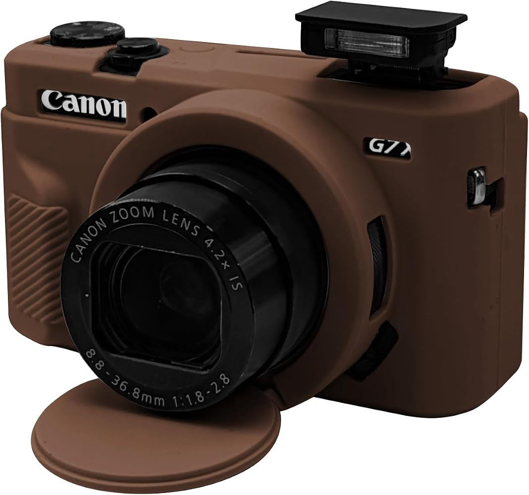 Camera Case for Canon Powershot G7 X Mark II, G7XII Case Protective Cover with Removable Lens Cap... | Amazon (US)