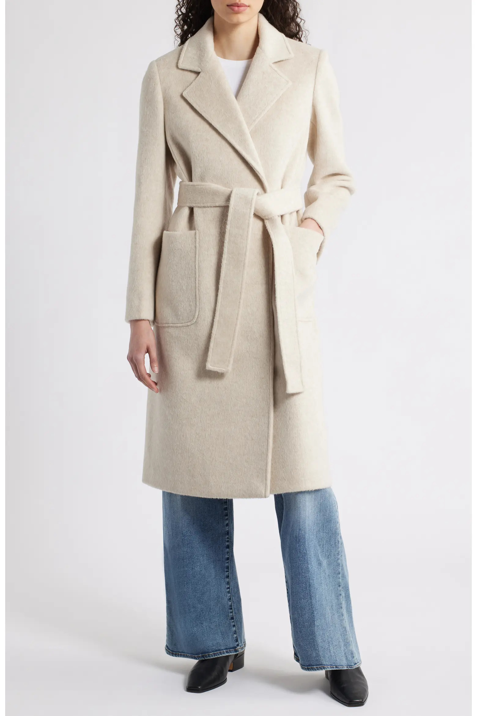 Longline Wrap Coat (Women) | Nordstrom | Nordstrom