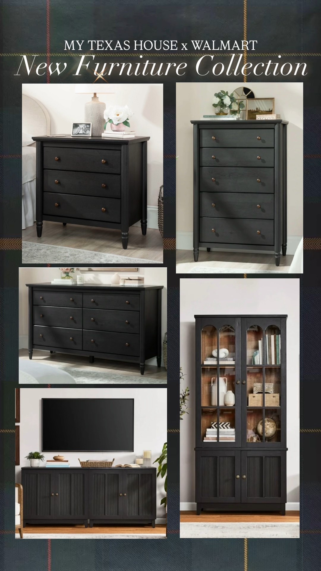 New furniture collection in rich black wood finish! 

#LTKHoliday #LTKKids #LTKHome