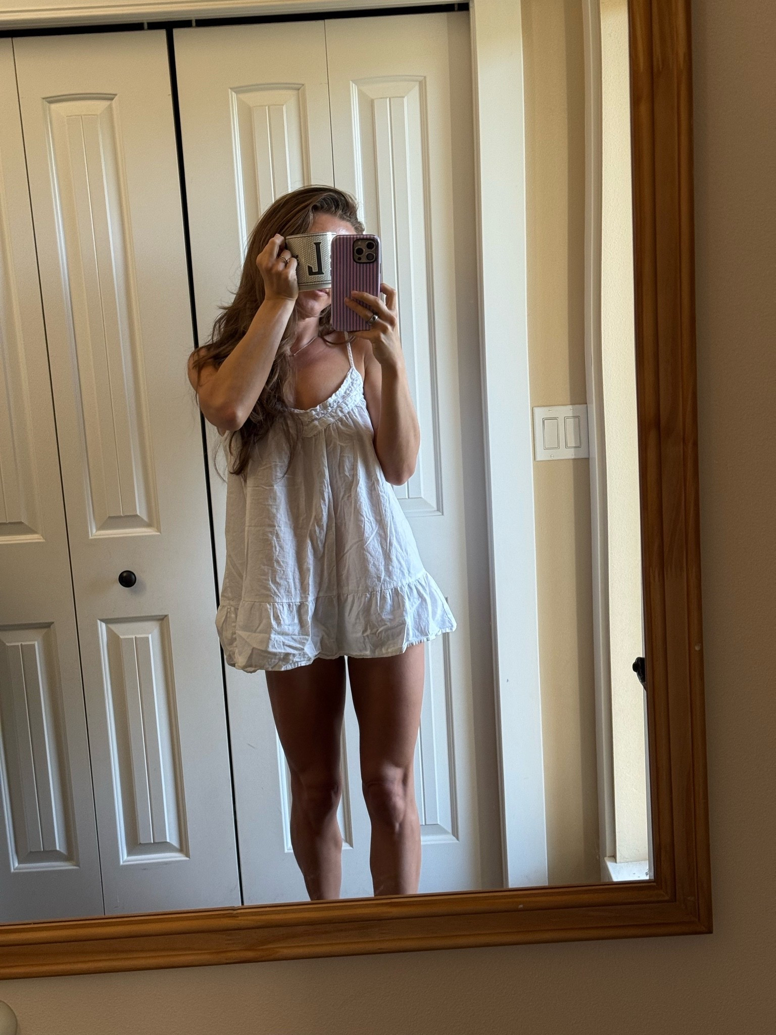 Nothing like a cotton white nightie in the summer 💫