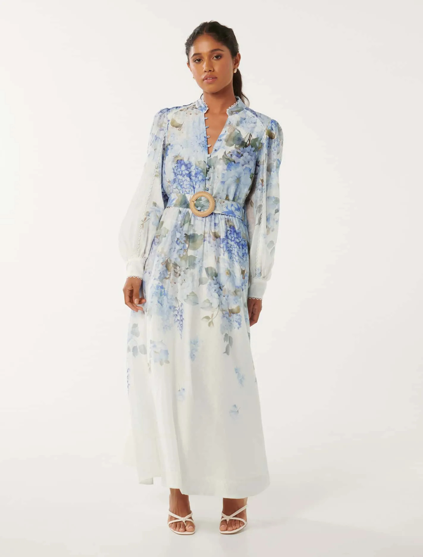 Peyton Petite Trim Detail Midi Dress | Forever New (UK & IE)