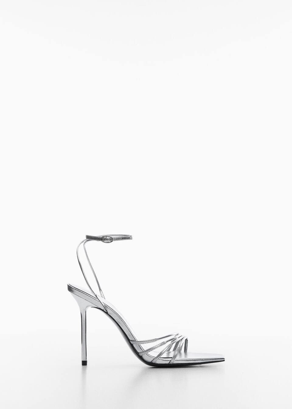 Strappy heeled sandals -  Women | Mango USA | MANGO (US)