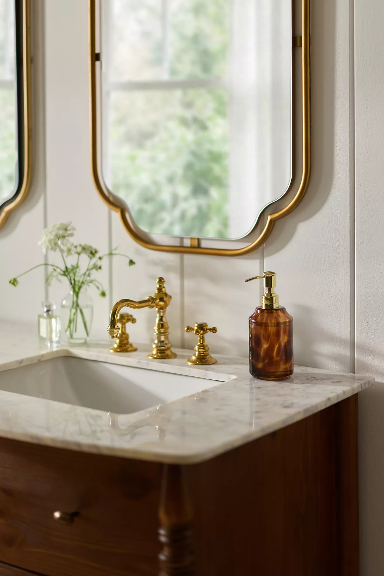 Spindle Double Bathroom Vanity | Anthropologie (US)