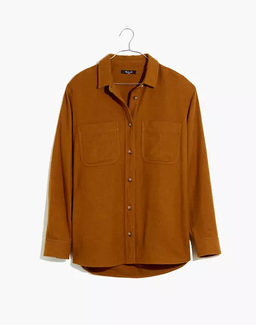 Flannel Oversized Ex-Boyfriend Swing Shirt | Madewell