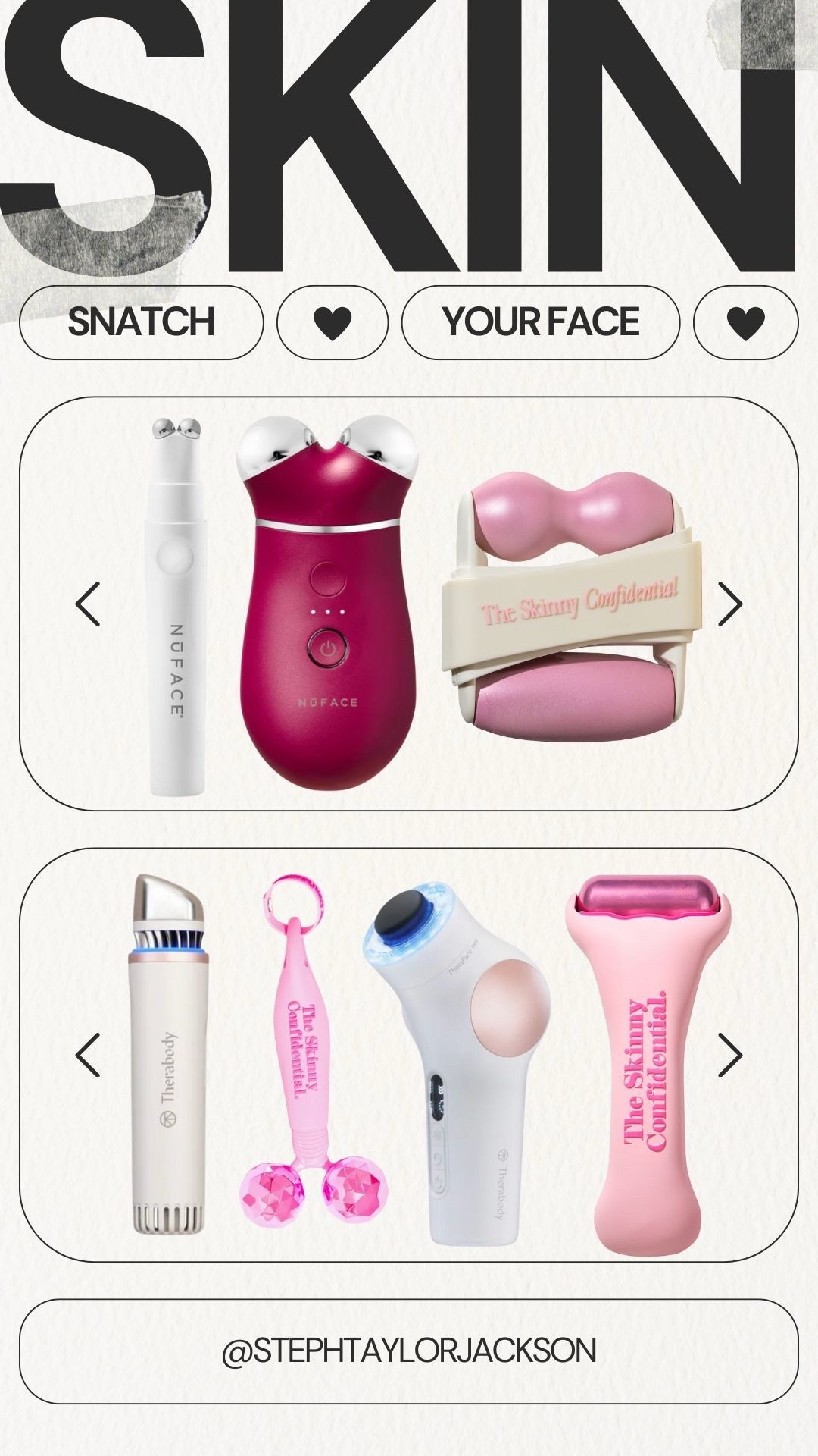 Gift idea for yourself or a beauty lover in your life! All of these are amazing ways to snatch your face! 

#LTKselfcare #LTKBeauty #LTKGiftGuide