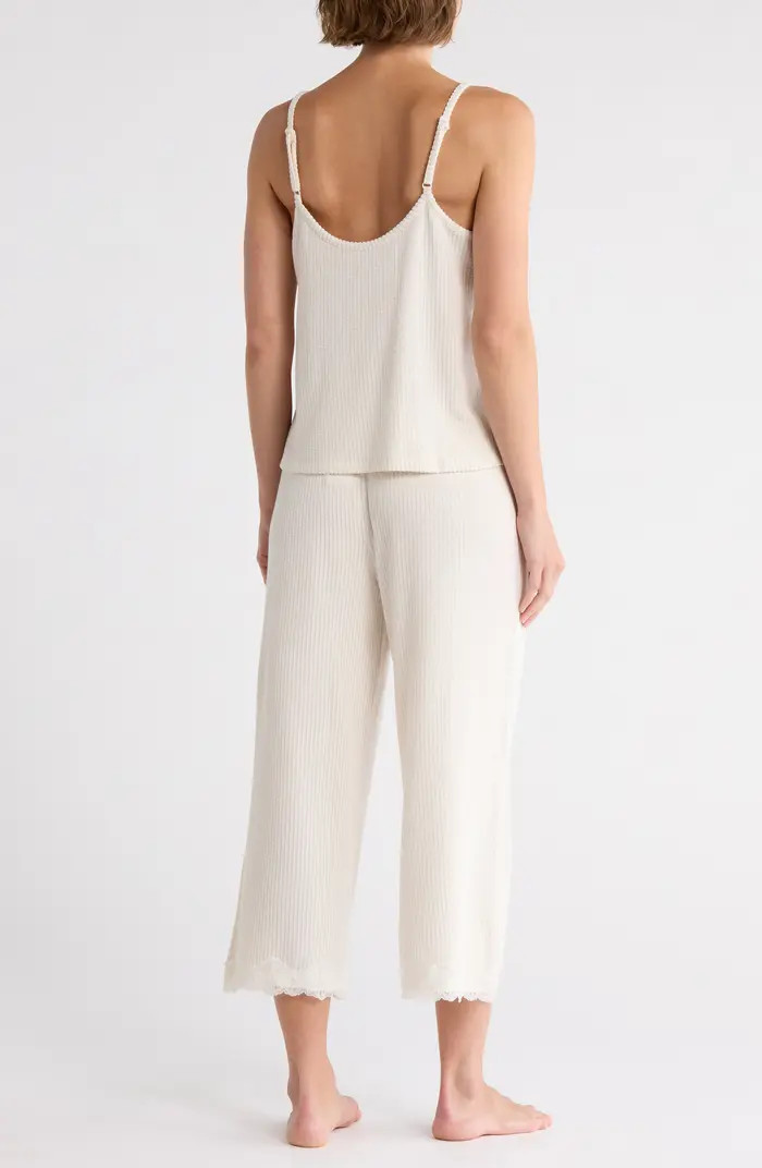 Lace Wide Leg Capri Pajamas | Nordstrom Rack