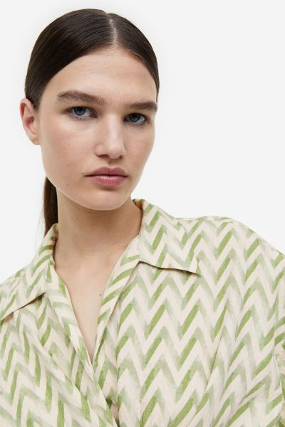Blouse with Tie Detail | H&M (US + CA)