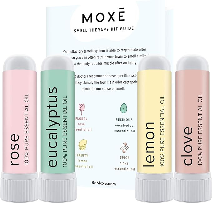 MOXĒ Smell Training Kit, Made in USA, 4 Essential Oils, Olfactory Regeneration, Helps Restore Se... | Amazon (US)