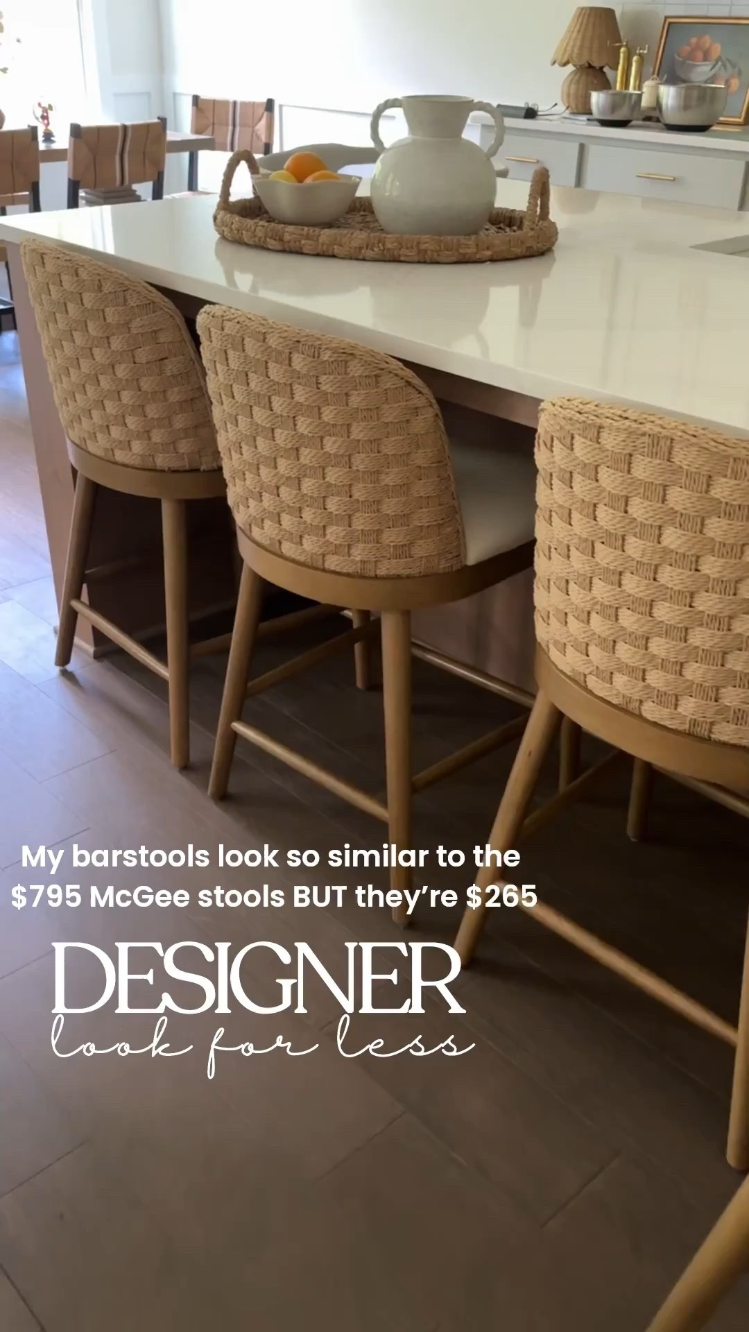 Back in stock! These are a great lookalike for the McGee stool! Kitchen decor, look for less, barstools, counter stools 



#LTKSeasonal #LTKHome #LTKSaleAlert