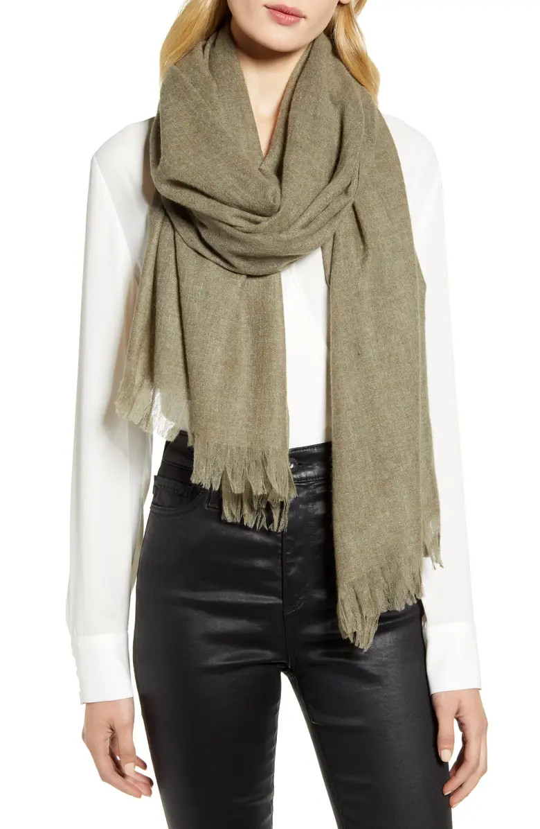Heathered Cashmere Gauze Scarf | Nordstrom