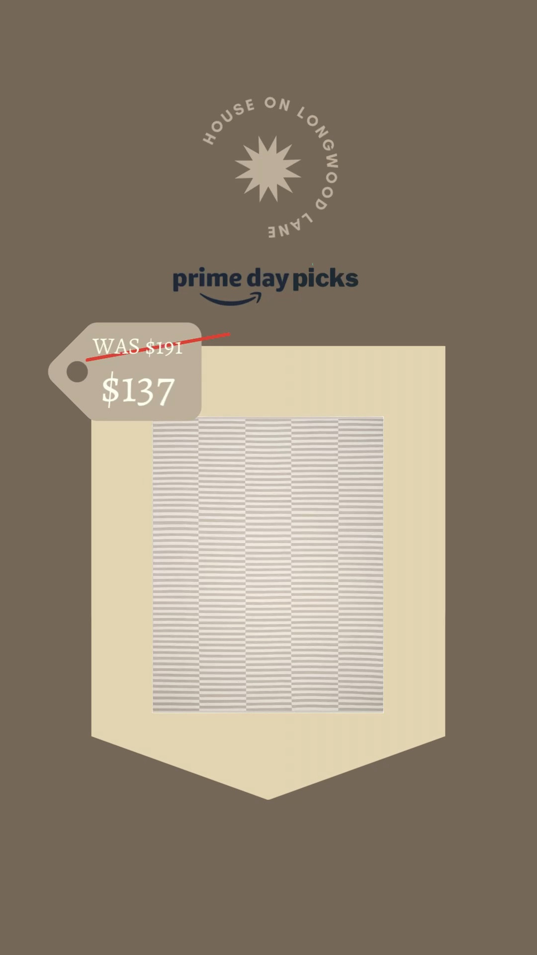 Amazon Prime Day Early Access Sale Picks! Ivory / Grey Handmade Stripe Cotton Area Rug. Save 28% OFF! #prime

#LTKsalealert #LTKSeasonal #LTKhome