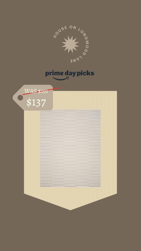 Amazon Prime Day Early Access Sale Picks! Ivory / Grey Handmade Stripe Cotton Area Rug. Save 28% OFF! #prime

#LTKsalealert #LTKSeasonal #LTKhome