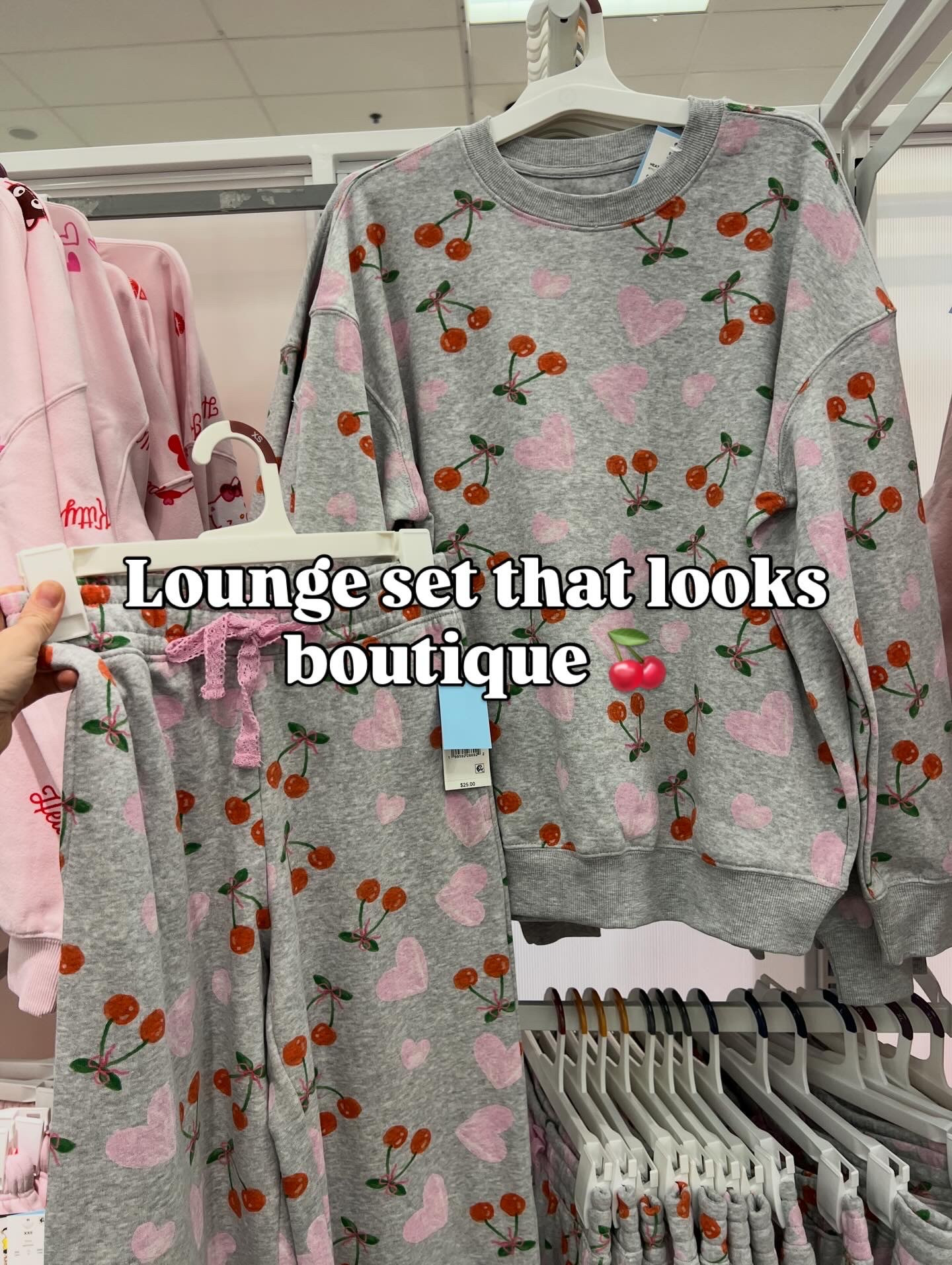 Target lounge set, cutest print for valentines season! Fit is tts. #targetstyle 

#LTKFindsUnder100 #LTKFindsUnder50