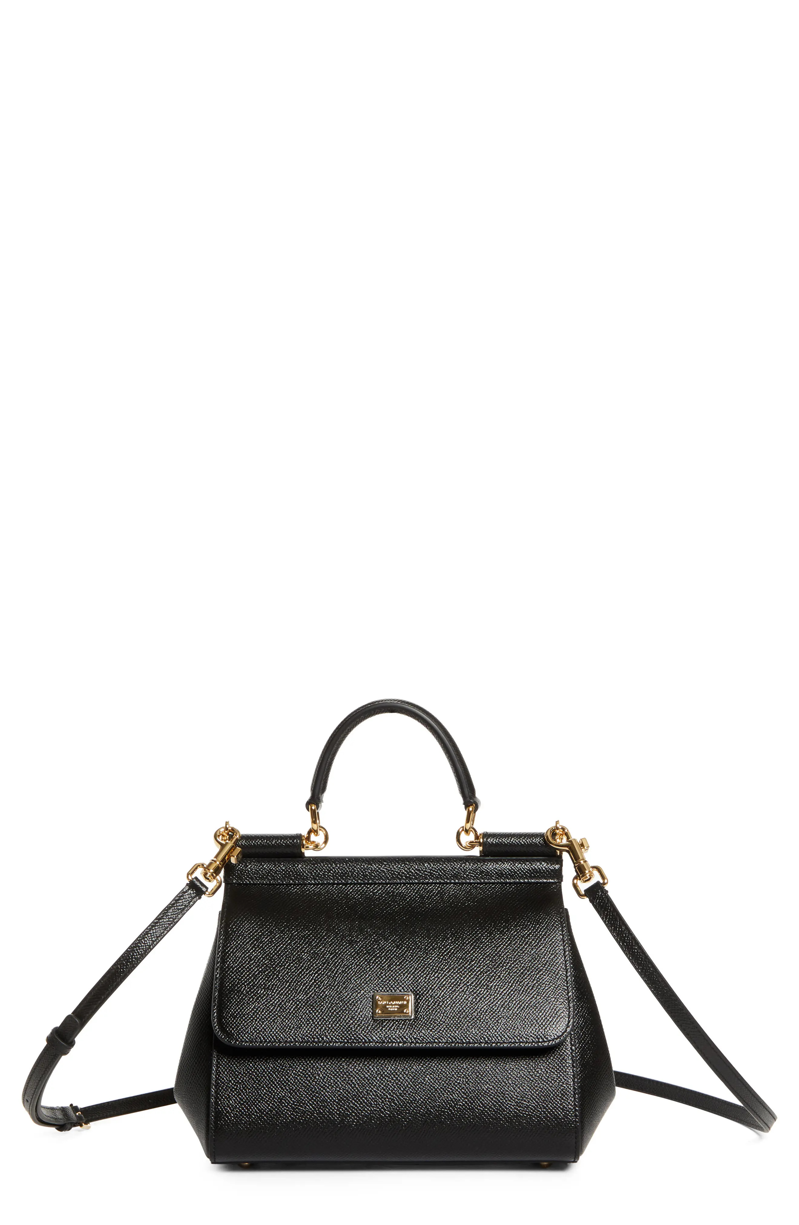 Dolce&Gabbana Medium Sicily Leather Top Handle Bag (Women) | Nordstrom | Nordstrom