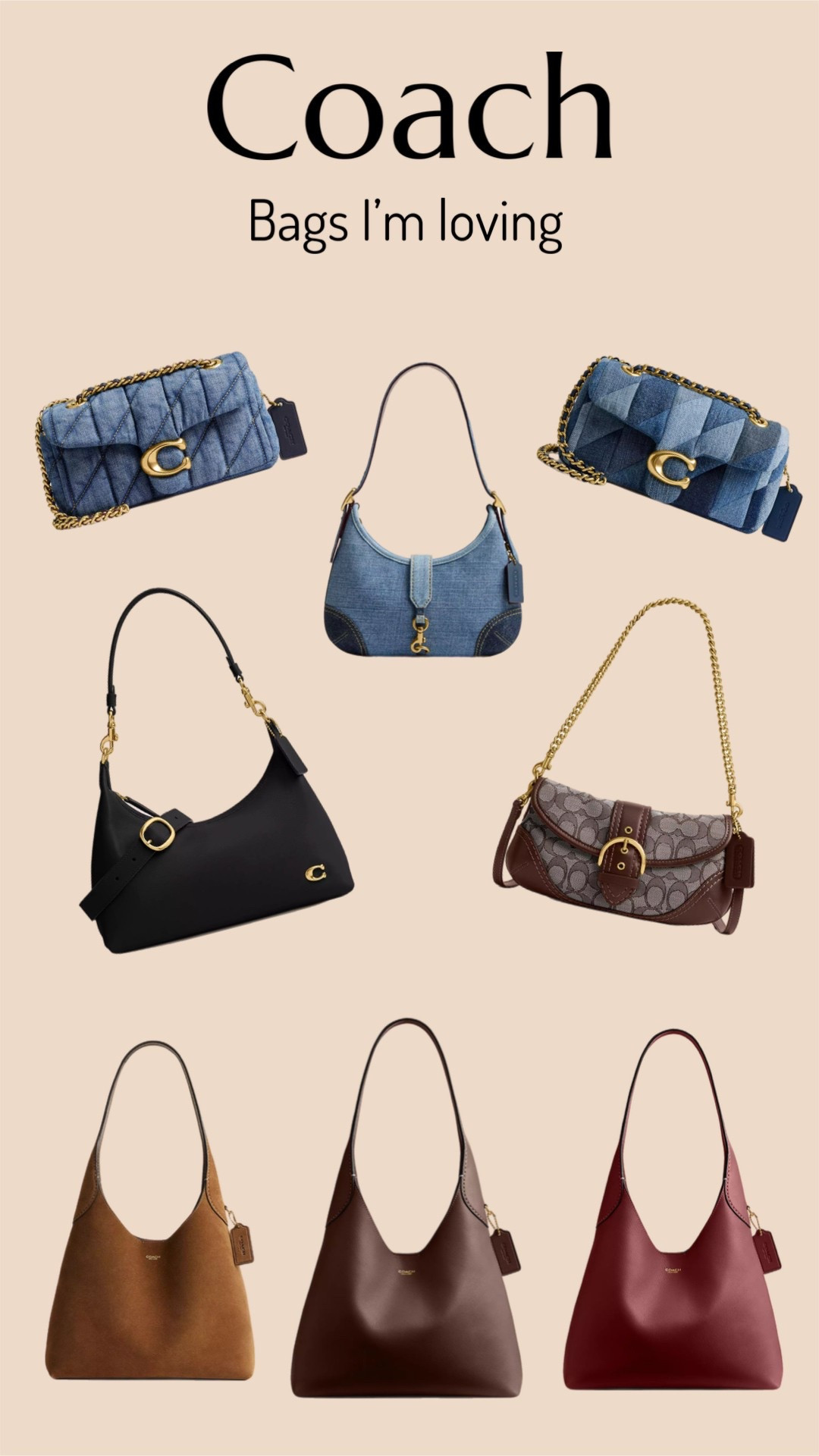 Coach bags I’m loving 