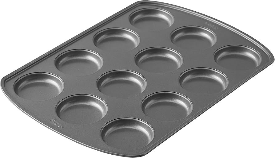 Wilton Muffin Top Pan Perfect Results Premium Non-Stick Bakeware, 12-Cup, Steel | Amazon (US)