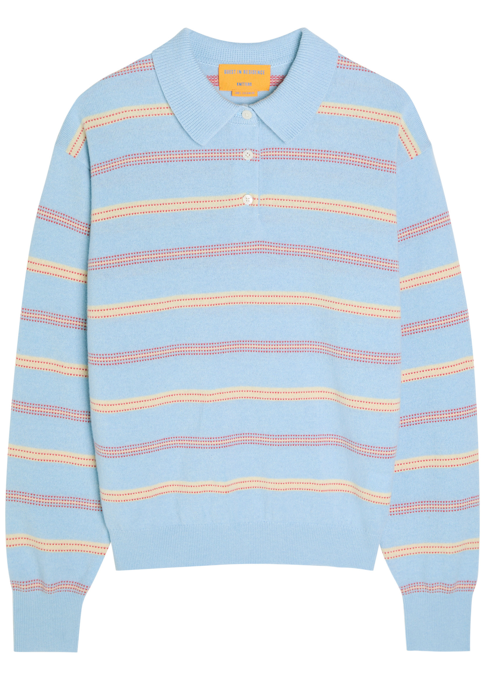 Collegiate striped cashmere polo jumper | Harvey Nichols