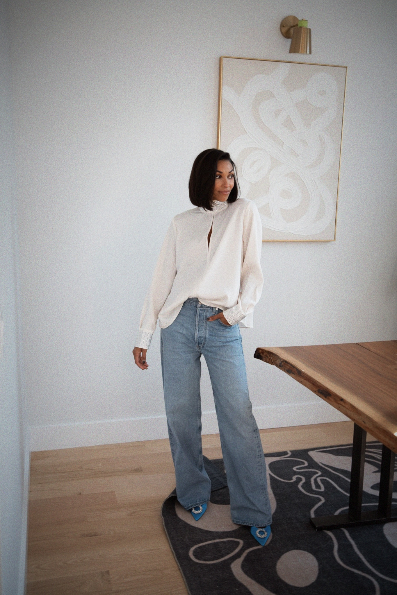 Jeans, holiday embellished top 

#LTKOver40 #LTKHoliday #LTKStyleTip