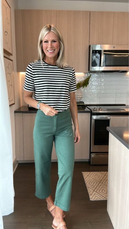 Outfit inspo - summer outfit - green pants 

#LTKSeasonal #LTKStyleTip