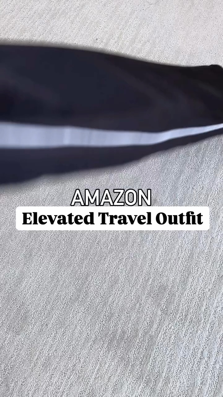 Elevated Travel Outfit from Amazon✈️Bonus- it’s petite friendly too!! 
I’m 5’3” wearing XS in black 
*Nikes sold out but see similar ones I tagged- custom design details:
Nike Pegasus 41 By You:
*scroll all the way to the right to find the "design your own" button and enter these details:
Upper-traditional white
Swoosh- metallic gold
Laces- traditional white
Lining - white
Midsole- white
Midsole accent- solid black
Tongue label- traditional
Outsole- traditional black

#traveloutfit #airportfashion

#LTKootd #LTKgrwm #LTKTravel