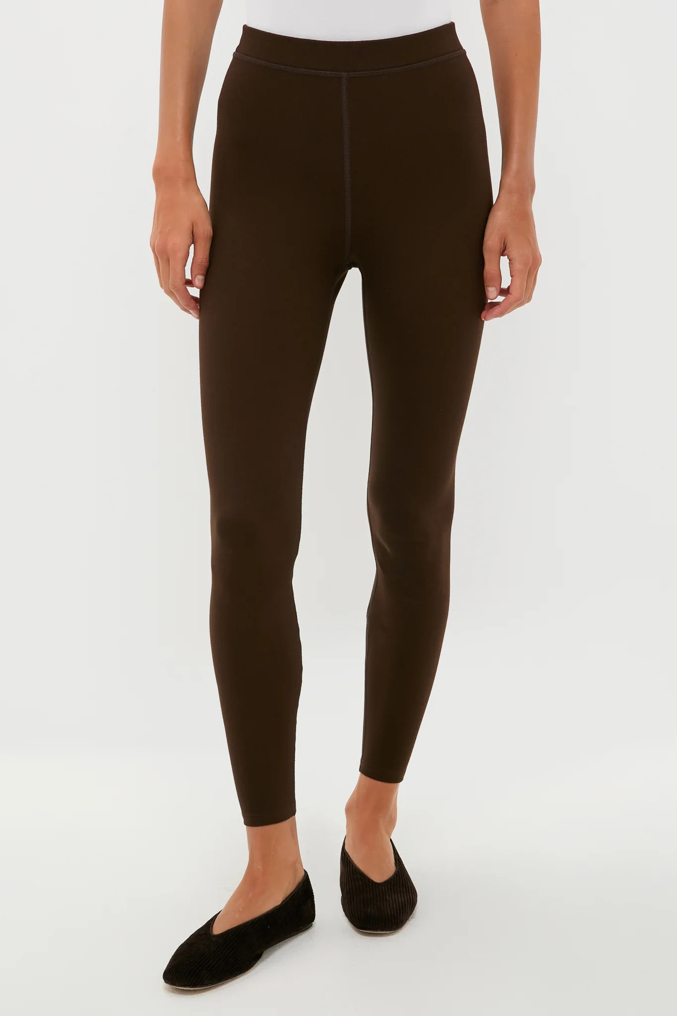 Chocolate Brown High Rise Compression September Leggings | Tuckernuck (US)