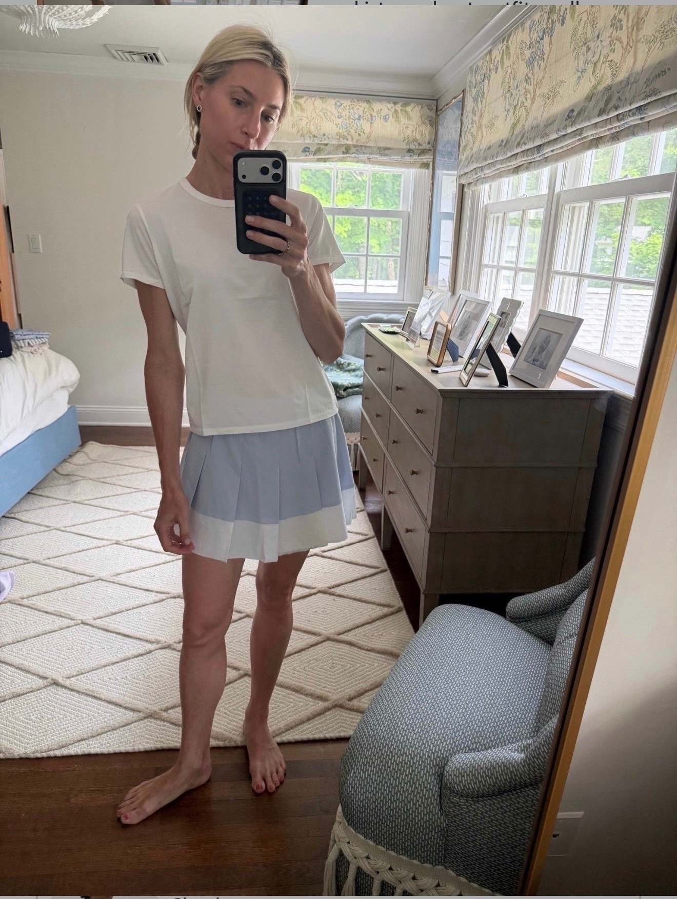 Summer outfit, tenni skirt, workout outfit