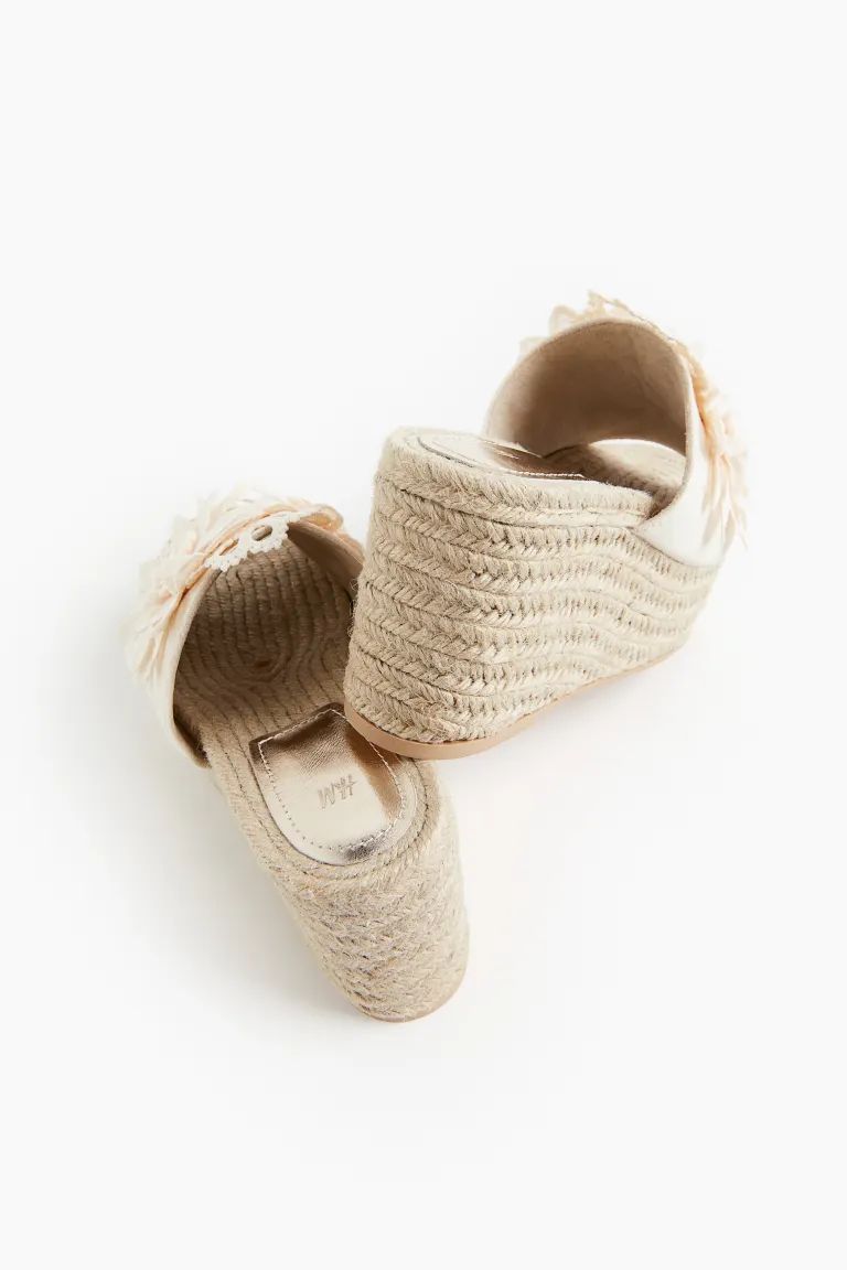 Wedge-heeled Espadrille Sandals | H&M (US + CA)