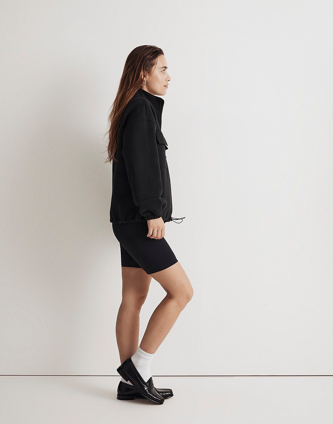 MWL Quilted Jacquard Zip Jacket | Madewell