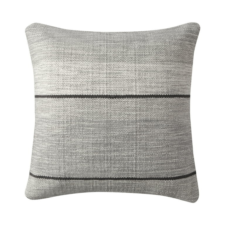 Better Homes & Gardens Lucas Gray Ombre 22" x 22" Pillow by Dave & Jenny Marrs | Walmart (US)