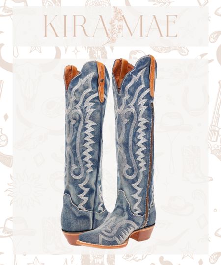 new cowboy boots on the roster hehe if you buy directly from dan post, use code: KIRA15 (i can’t link that retailer on here) love the denim look! 

#LTKshoecrush #LTKFestival #LTKstyletip