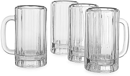 Thick, Decagonal, Dailyware 16 oz. Beer Mug (Set of 8) | Amazon (US)