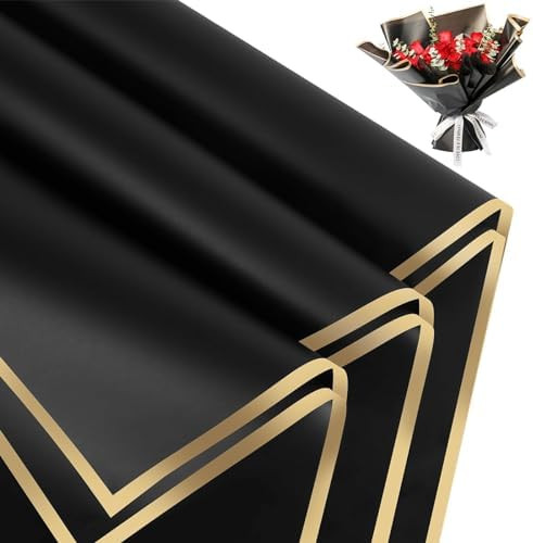 Baoswi 20 Sheets Flower Wrapping Paper - Waterproof Floral Bouquet Packaging Paper for DIY Crafts... | Amazon (CA)