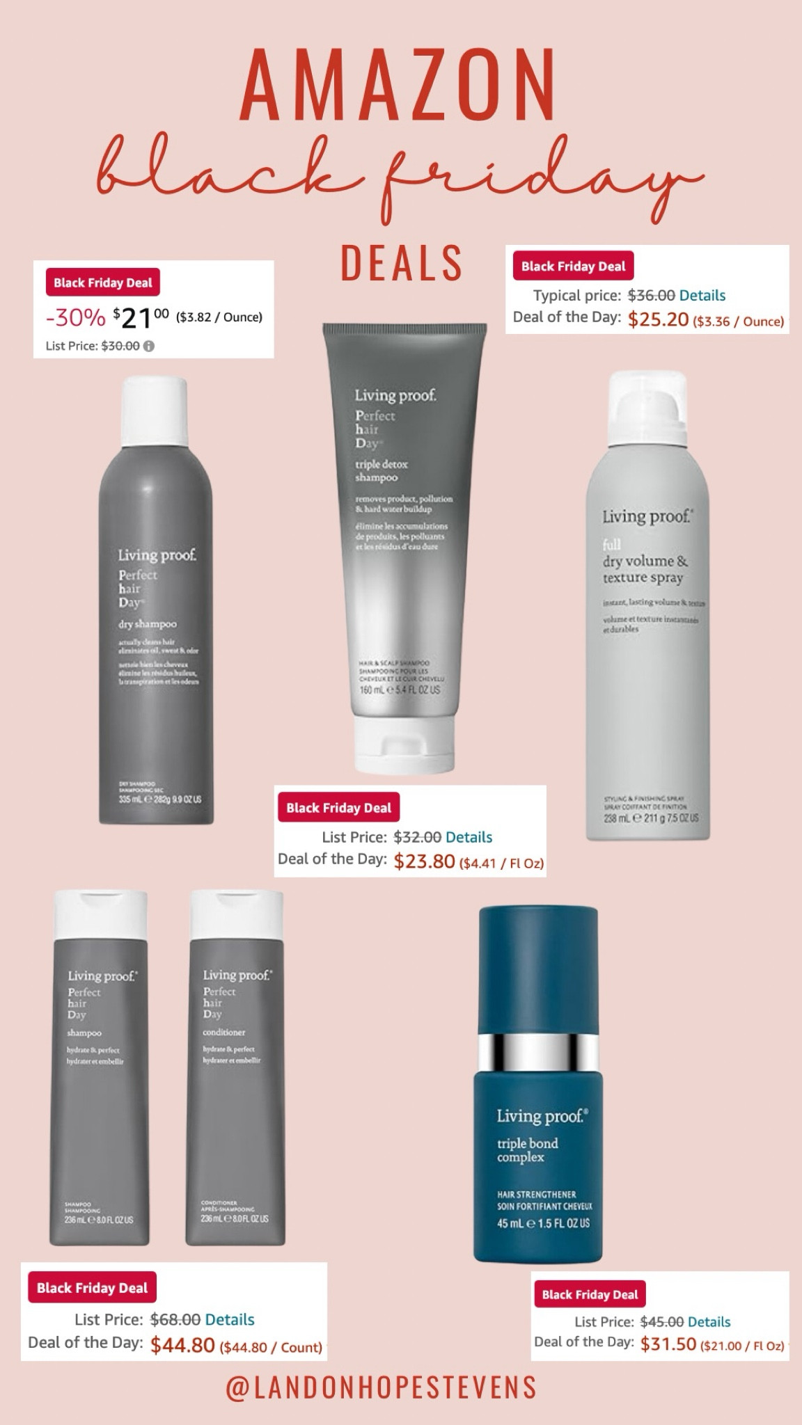 Amazon early Black Friday / cyber Monday / cyber week deals on Living Proof! 

#LTKfindsunder50 #LTKCyberWeek #LTKbeauty