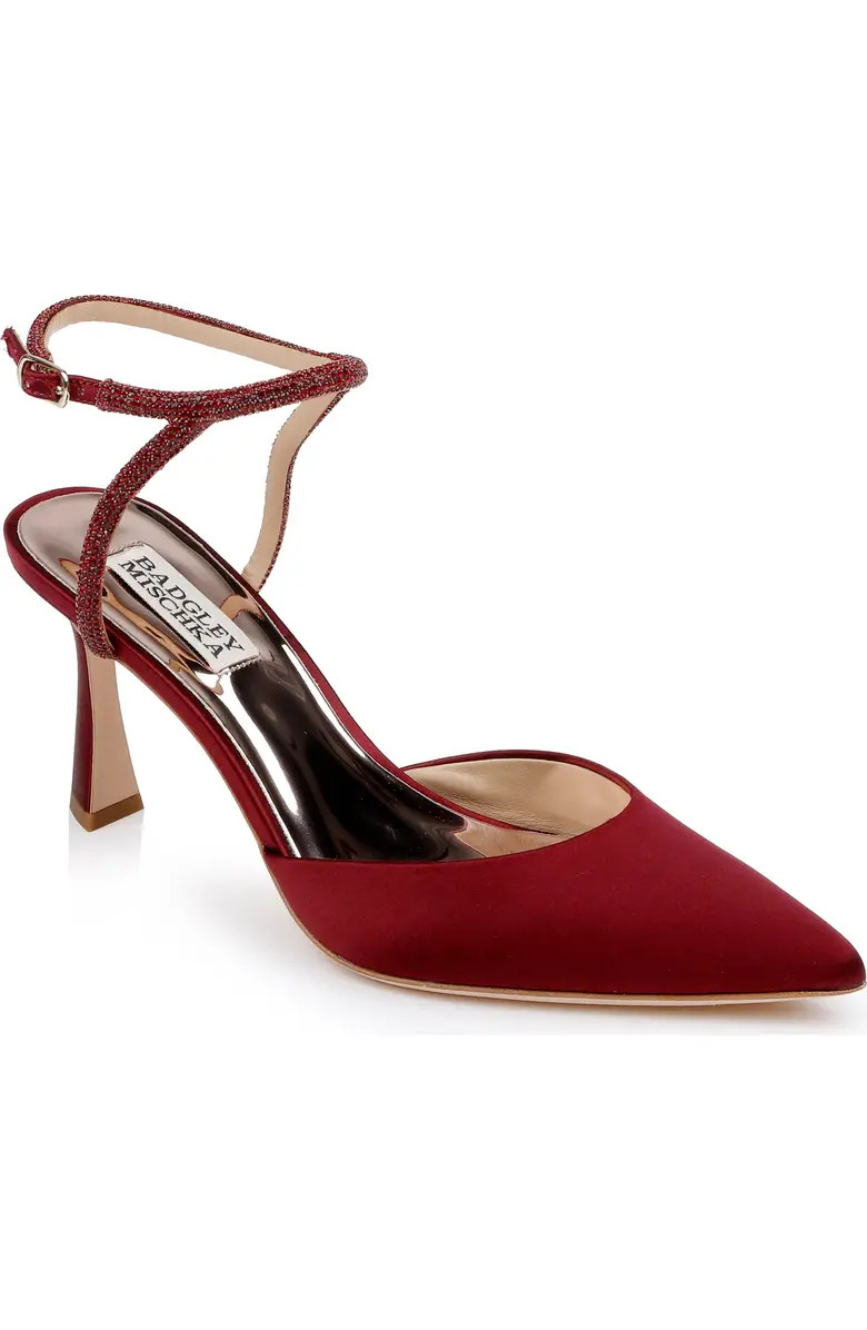 Badgley Mischka Collection Kamilah Ankle Strap Pump (Women) | Nordstrom | Nordstrom