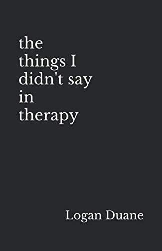 the things I didn't say in therapy | Amazon (US)