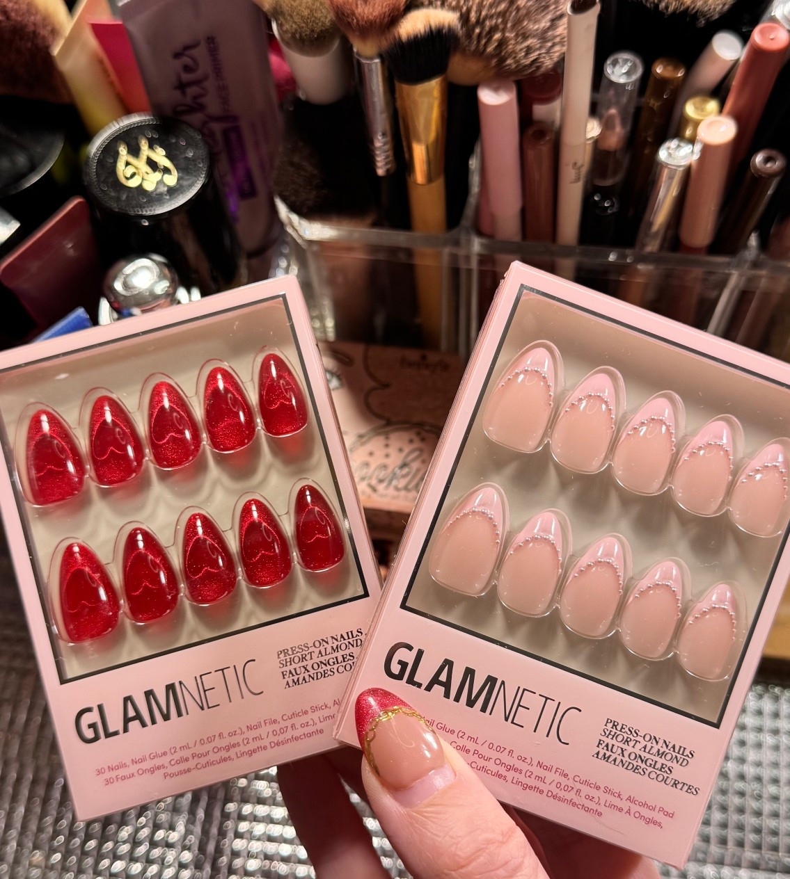 Valentine’s Day nails 
Makeup, beauty, nails 

#LTKGiftGuide #LTKSaleAlert #LTKBeauty