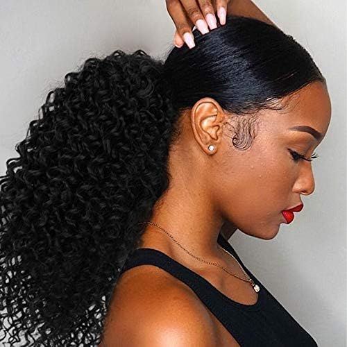 Vigorous Curly Ponytail Extension for Women Drawstring Ponytail Curly for African Women Short Afr... | Amazon (US)