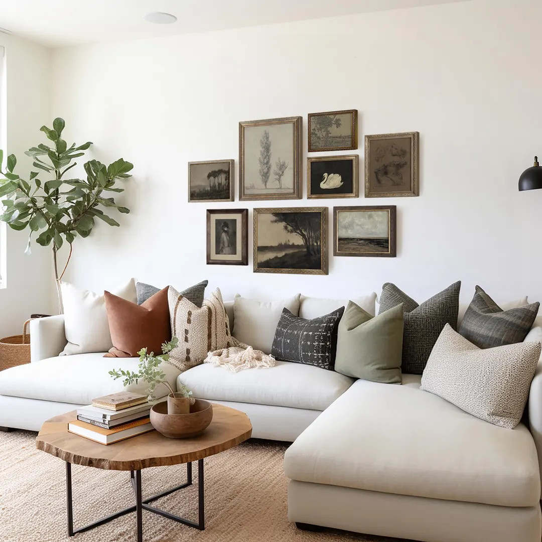 Framed Moody Art Print Set: Rustic Farmhouse Gallery Wall Decor - Etsy Canada | Etsy (US)