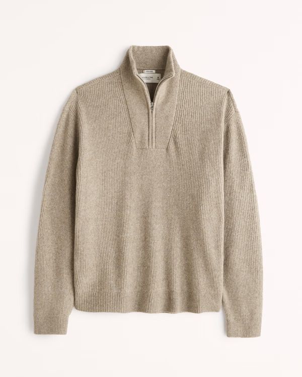 Oversized Quarter-Zip Sweater | Abercrombie & Fitch (US)