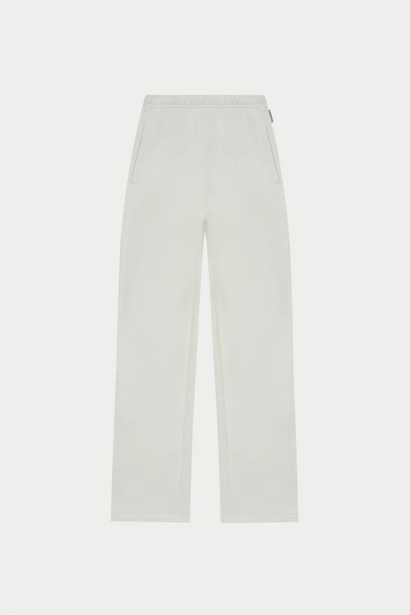 LAUNDERED CLASSICS STRAIGHT LEG JOGGERS - ECRU | The Couture Club