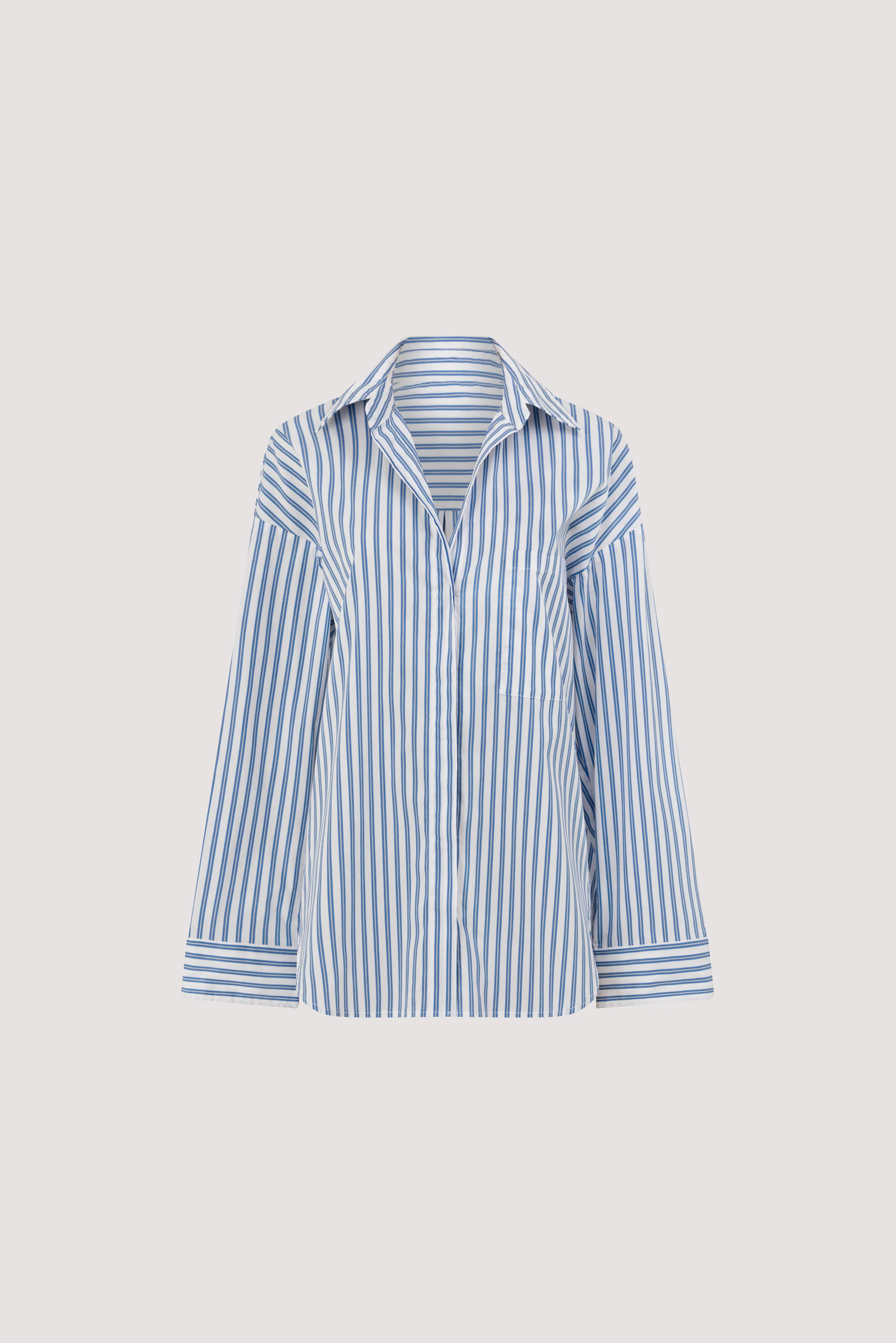TALISE BLUE STRIPE SHIRT | DISSH