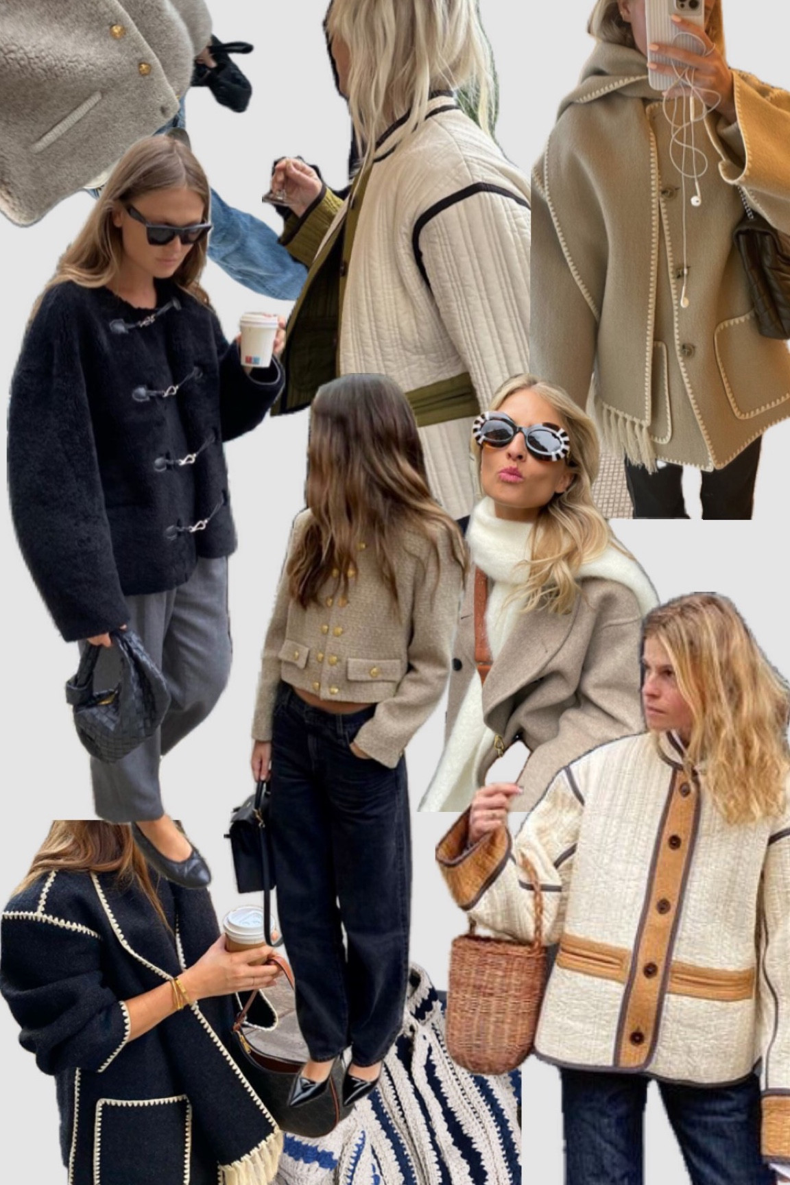 Fall/winter lookbook
LTK wouldn’t let me add any links to these exact jackets, but if you want to see the links they are on my Pinterest: ellielrobertson

#LTKstyletip #LTKSeasonal #LTKHoliday